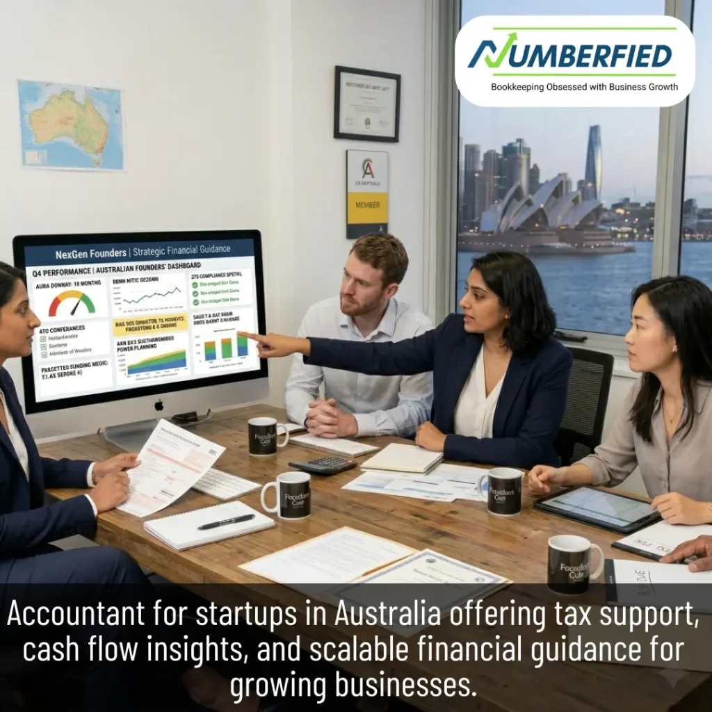 Accountant for startups in Australia offering tax support, cash flow insights, and scalable financial guidance for growing businesses.