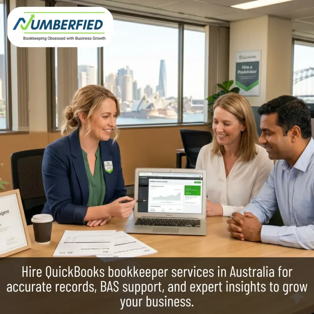 Hire QuickBooks Bookkeeper Services for Australian Businesses
