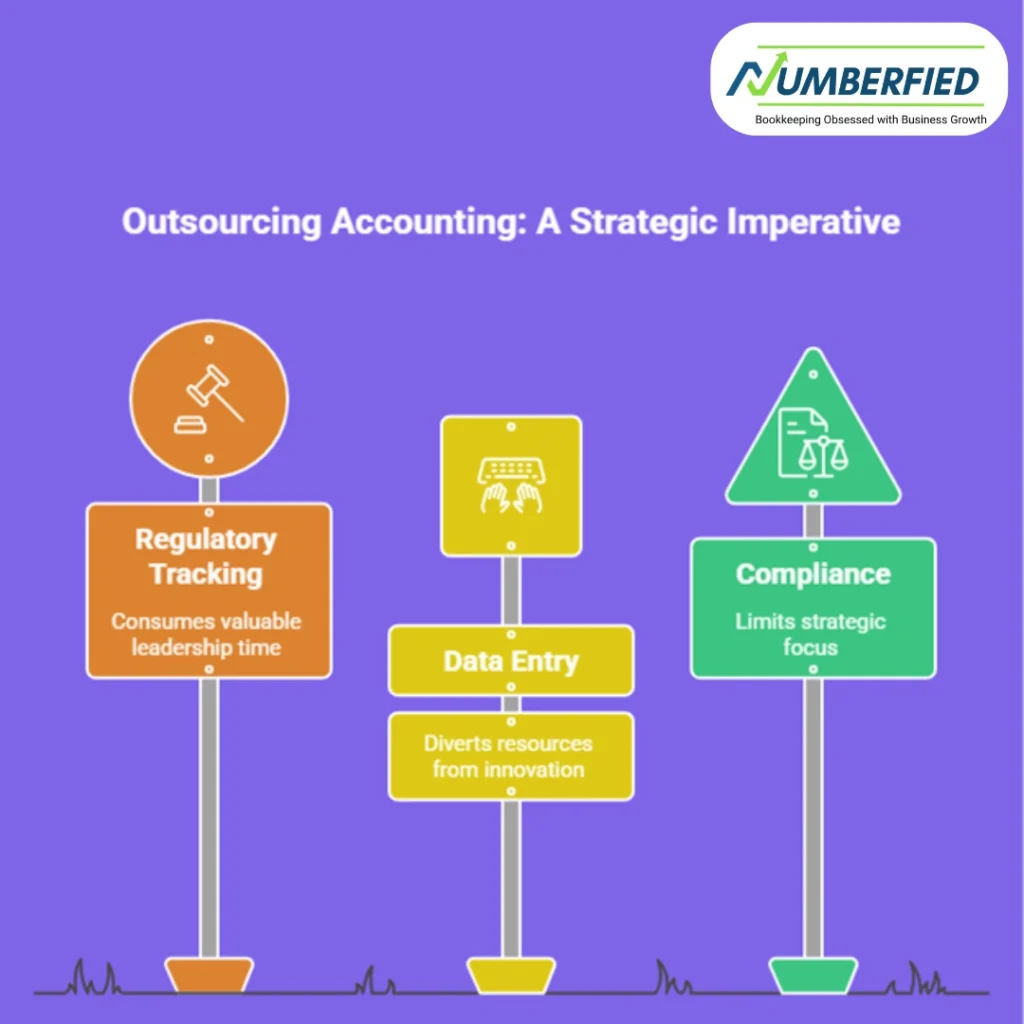 The Strategic Advantage of Outsourcing Accounting Functions infographic