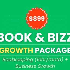 BOOK & BIZZ GROWTH PACKAGE  (Bookkeeping + Business Growth)