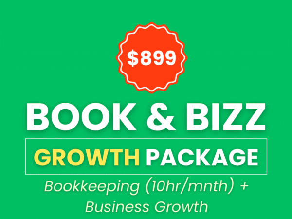 BOOK & BIZZ GROWTH PACKAGE  (Bookkeeping + Business Growth)