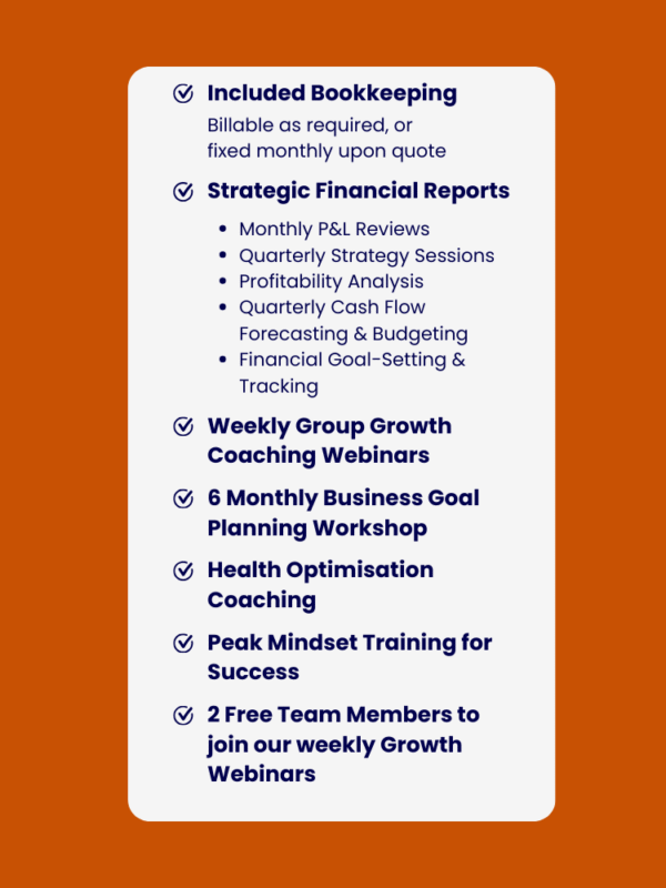 BOOK ONLY PACKAGE  (Bookkeeping Only,    No Business Growth) - Image 2