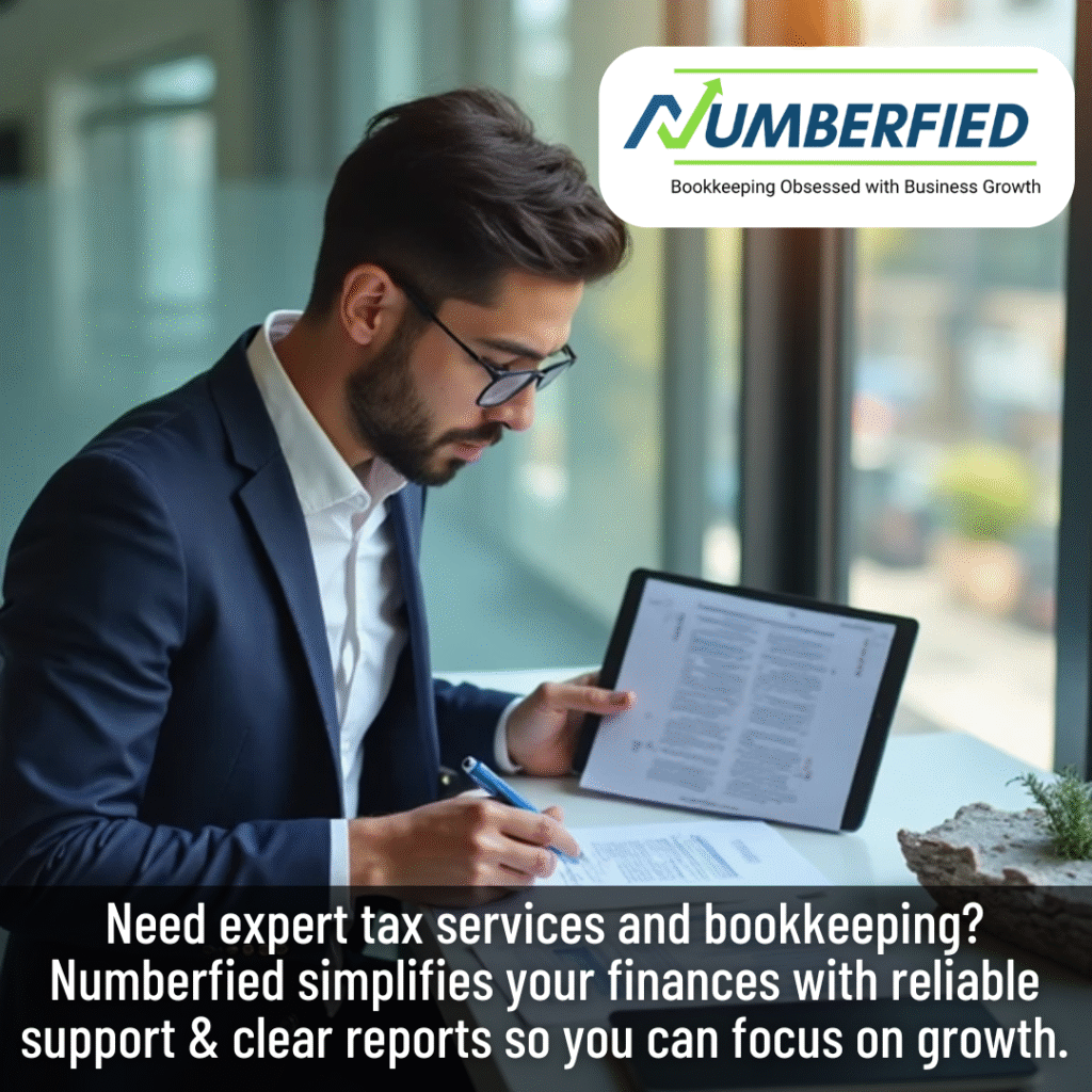 Simplify Your Finances with Expert Tax Services and Bookkeeping from Numberfied