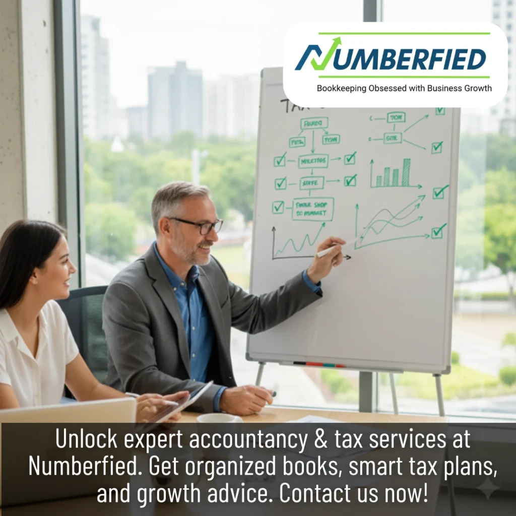 Financial consultant providing accountancy & tax services to clients