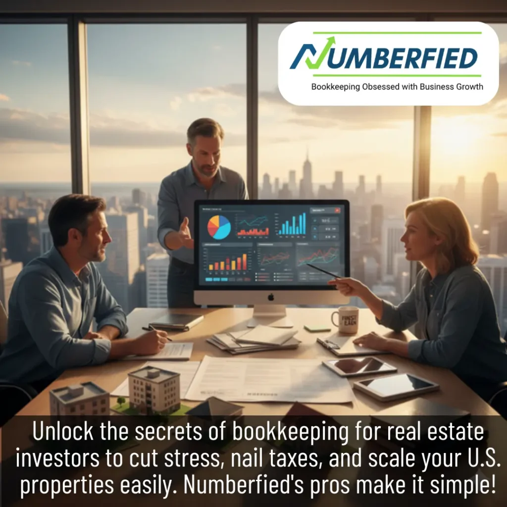 Professional team providing expert bookkeeping for real estate investors and property portfolios