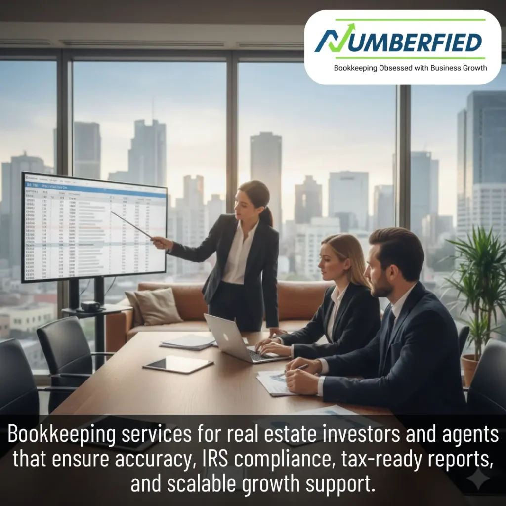 Bookkeeping Services for Real Estate Investors and Agents Accurate, Compliant, Scalable