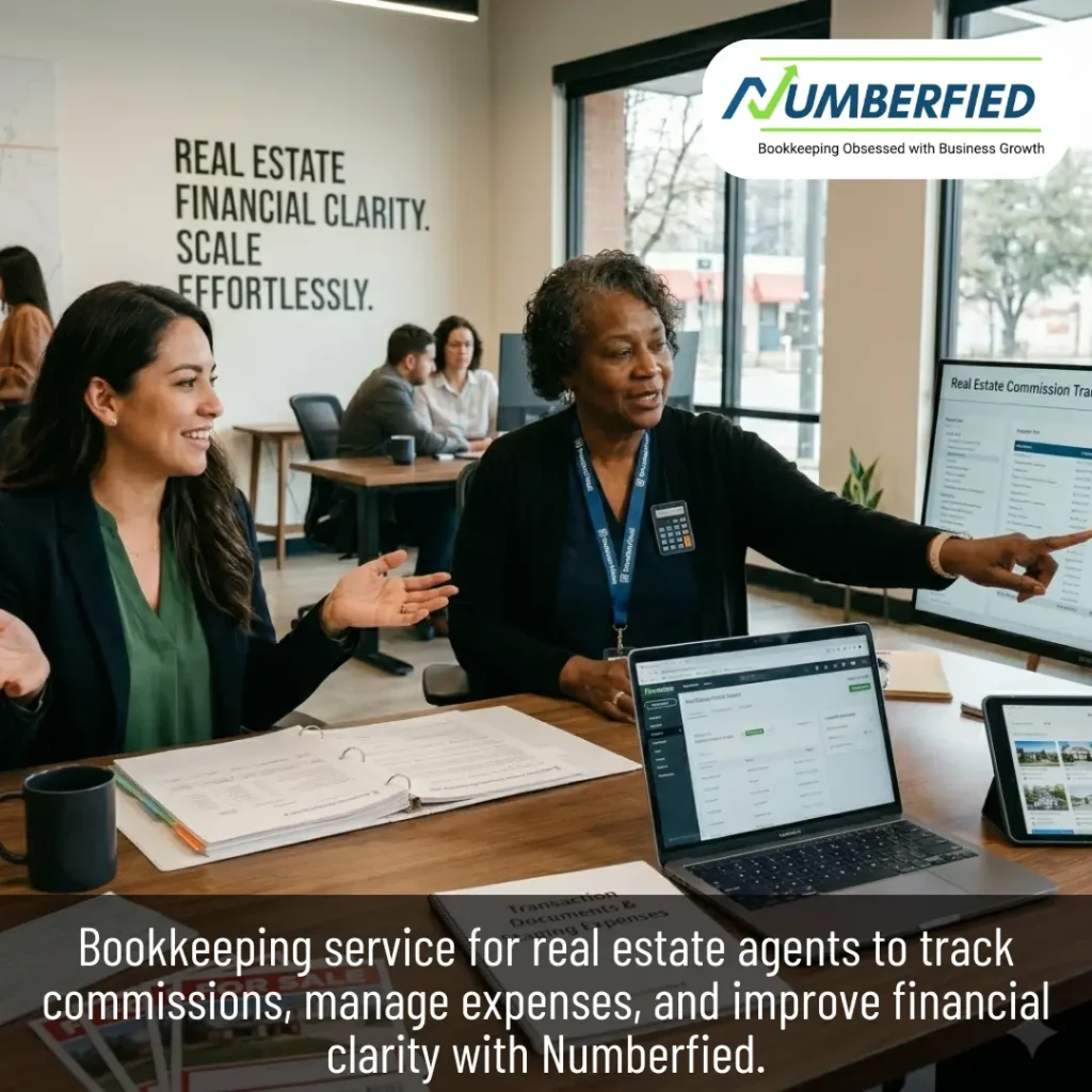 Bookkeeping Service for Real Estate Agents Simplify Your Finances with Numberfied