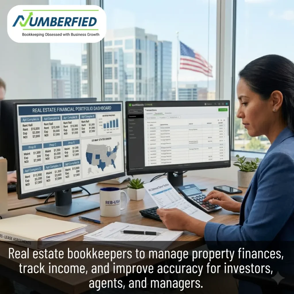 Real Estate Bookkeepers Essential Financial Support for Property Professionals Across the USA