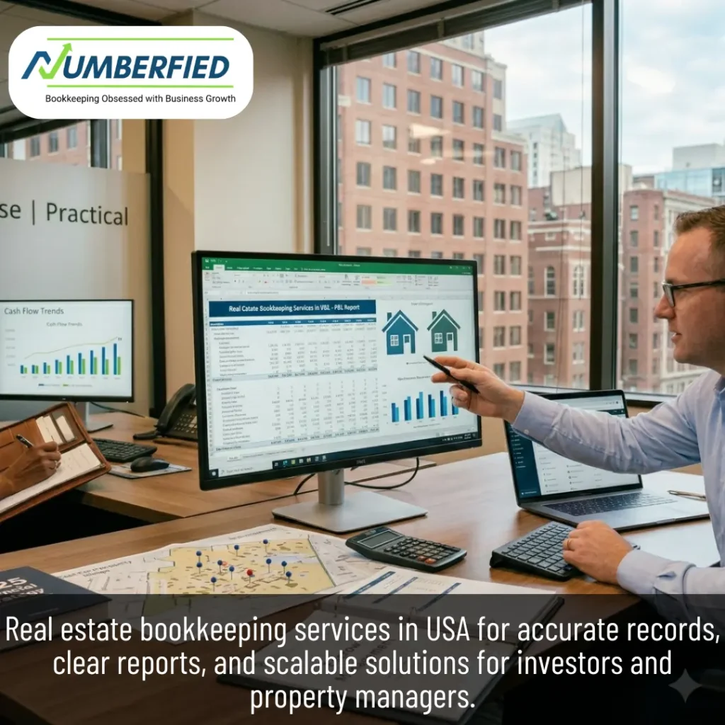 Real Estate Bookkeeping Services in USA Practical, Precise, Partnered