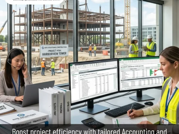 Accounting and bookkeeping services for construction companies