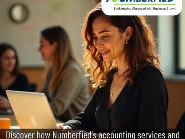 Lady working on a laptop, representing Outsourcing Accounting and Bookkeeping Services for businesses.