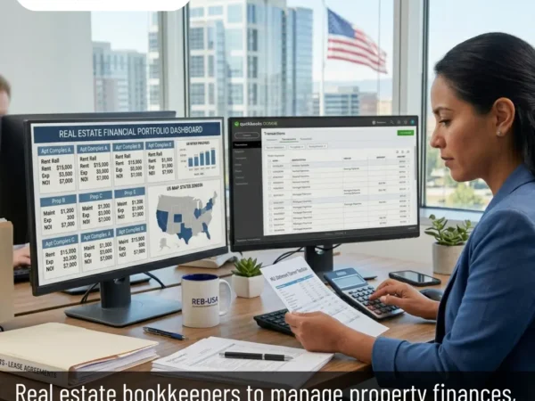 Real Estate Bookkeepers Essential Financial Support for Property Professionals Across the USA